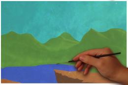 painting my dream land